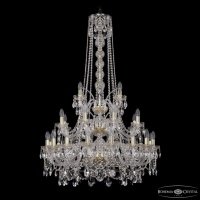 Подвесная люстра Bohemia Ivele Crystal 1411 1411/16+8+4/300/h-131/3d G 