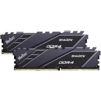 Модуль памяти DDR4 32GB (2*16GB) Netac Shadow PC4-25600 3200MHz CL16 1.35V gray with radiator NTSDD4P32DP-32E