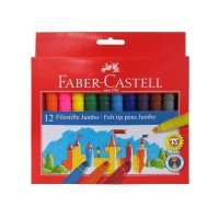 Набор фломастеров Faber-castell "Jumbo" 12 шт в картонной коробке