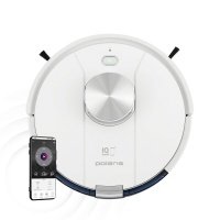 робот-пылесос pvcr 3900 iq home panorama aqua (белый)