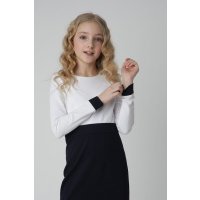 Бело-синее платье Gulliver 220GSGC5005