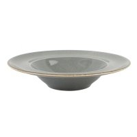 Тарелка глубокая 30 см Dark Grey Porland с полями