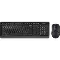Клавиатура + мышь A4Tech Fstyler FG1012 черный Fstyler FG1012 клав:черный/серый мышь:черный USB беспроводная Multimedia (FG1012 BLACK)