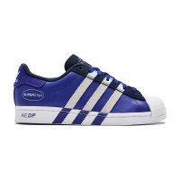 Кроссовки Adidas Superstar 'Extended Midfoot Stripes - Legacy Indigo', синий 