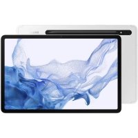 Планшет Samsung Galaxy Tab S8 5G 128 ГБ серебро (SM-X706BZSACAU)