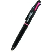 Ручка шариковая автоматическая Sunny neon, 4-х цветная 