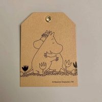 Бирка "Муми-тролли на полянке" 