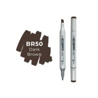 Маркер двухсторонний на спиртовой основе Sketchmarker Цвет Темно коричневый