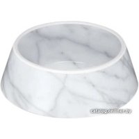 TARHONG Миска для животных "Carrara Marble", белый мрамор, 19.7х19.7х6.4см (700мл) 