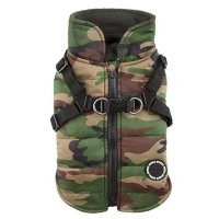 Puppia Жилет со шлейкой MOUNTAINEER II размер XXL, цвет камуфляж 