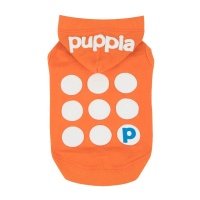 PUPPIA Футболка с капюшоном для собак "Emmy", оранжевая, XL 