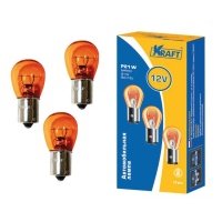 Лампа 24V P21W BA15s 1-конт. ук. поворота, стоп (KRAFT)