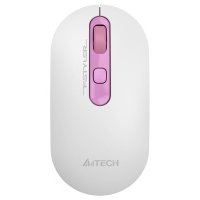 Мышь A4Tech Fstyler FG20S Sakura белый/розовый 