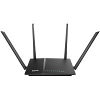 Маршрутизатор беспроводной D-Link DIR-825/RU/R черный DIR-825/RU/R AC1200 10/100/1000BASE-TX/4G ready черный (DIR-825/RU/R)