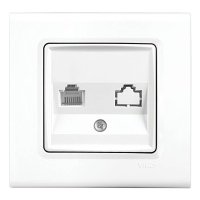 Розетка компьютерная Panasonic Linnera S белый (91400078-ru) 