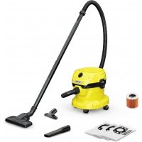 Строительный пылесос Karcher WD 2 Plus V-12/6/18/C желтый (1.628-015.0) WD 2 Plus V-12/6/18/C