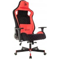 Кресло игровое A4Tech Bloody GC-650, обивка: ткань, цвет: черный GC-650