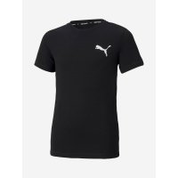 Футболка для мальчиков PUMA Active Small Logo, Черный, размер 165-176 ACTIVE Small Logo Tee B