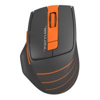 Мышь A4Tech Fstyler FG30S, серый/оранжевый (fg30s orange) Fstyler FG30S grey/orange (USB, оптическая, 2000dpi, 6but, silent) (FG30S ORANGE)