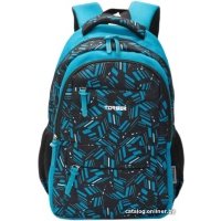 Рюкзак Torber Class X 15,6'' T2602-BLU, голубой с орнаментом 17 л 