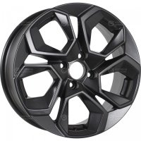 Колесный диск KDW KD1620 6.5x16/4x100 D60.1 ET45 Matt_Black_Painted