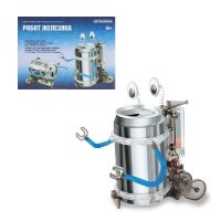 ИГРОЛЕНД Конструктор робототехника "Робот Железяка", электромотор, 1АА, ABS, PVC, PP, 16,5х6х12,5см 