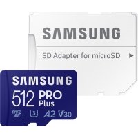 Карта памяти Samsung MicroSDXC PRO Plus 512 ГБ