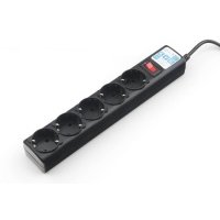 Сетевой удлинитель Powercube SPG5-10M 10м черный spg5-10m