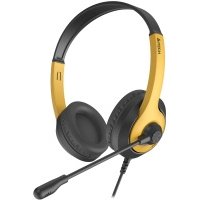 Гарнитура A4Tech Fstyler FH100U, желтый/черный (fh100u (bumblebee)) FH100U