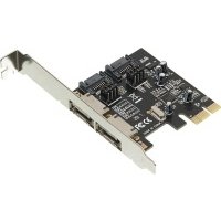 Контроллер PCI-E ASM1061 SATA III 2xE-SATA 2xSATA (asia pcie sataiii 2 port) 