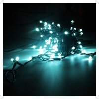 гирлянда Кристалл 12м 120LED бирюзовый до 10-ти модулей Нить Кристаллики