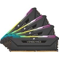 Оперативная память Corsair Vengeance RGB Pro SL DDR4 - 4x 32Gb, 3200 МГц, DIMM, CL16 (cmh128gx4m4e3200c16) 