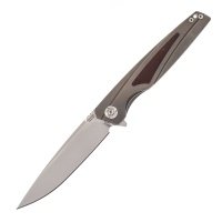 Нож складной 803CH Rikeknife, сталь M390, рукоять Dark Grey Titan/Carbon Fiber 