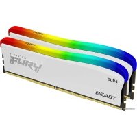 Память оперативная DDR4 Kingston Fury Beast CL17 16Gb PC28800, 3600Mhz (KF436C17BWAK2/16) KF436C17BWAK2/16