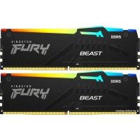Память оперативная DDR5 Kingston Fury Beast CL40 32Gb PC44800, 5600Mhz (KF556C40BBAK2-32) KF556C40BBAK2-32