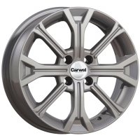 Литые колесные диски Carwel Кизи 198 (Rio X) 6x15 4x100 ET46 D54.1 Чёрный глянцевый с полированной лицевой частью (108610)