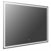 Зеркало для ванной Azario Classico Quadrato 80 CS00078950 Classico QuaDrato CS00078950 800х600 влагостойкое с подсветкой, сенсорный выключатель с функцией дим