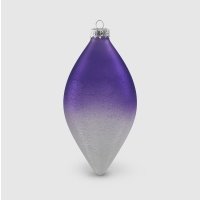 Шар Yancheng Shiny стеклянный фиолетовый 6,5х13 см 