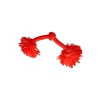 Playology Dri-Tech Rope жевательный канат с ароматом говядины (23 см., Красный) 