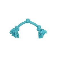 Playology Dri-Tech Rope жевательный канат с ароматом арахиса (30 см., Голубой) 