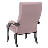 кресло Leset Дэми 620x830x1040мм венге/розовый 