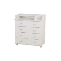 Пеленальный комод Polini kids Simple 2583, белый Simple