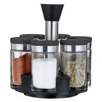 Набор из 6 банок для специй с подставкой scented jar, 100 мл 