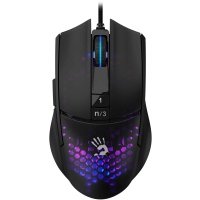 Мышь A4Tech Bloody L65 Max, черный/фиолетовый (l65 max/honeycomb)