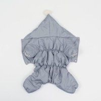 Комбинезон зимний для животных флис (Серый, XL, Унисекс) 