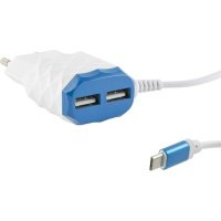 Сетевое зарядное устройство Redline NC-2.1AC 2.1A синий (УТ000013619) 