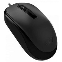 Мыш Genius DX-125 black USB (31010011400) DX-125, USB, чёрная (black, optical 1000dpi, подходит под обе руки) new package