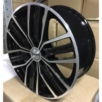 Литые колесные диски Carwel Джирим 7.5x18 6x127 ET30 D77.9 Чёрный глянцевый с полированной лицевой частью (98597)