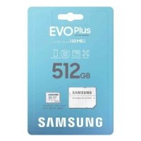 Карта памяти microSDXC Samsung 512GB Class 10 (MB-MC512KA/APC) адаптер на SD MB-MC512KA/APC