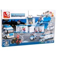 Конструктор "Полицейский участок" (572дет) SLUBAN М38-В0376